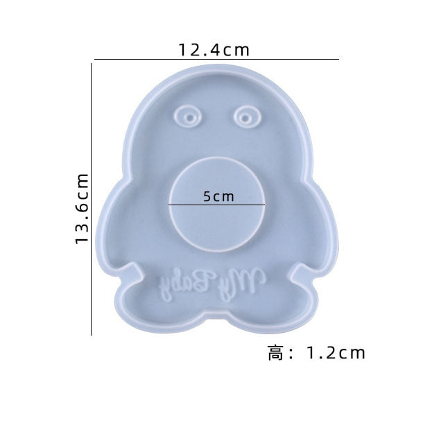 2021 DIY Resin Mold Candle Holder Silicone